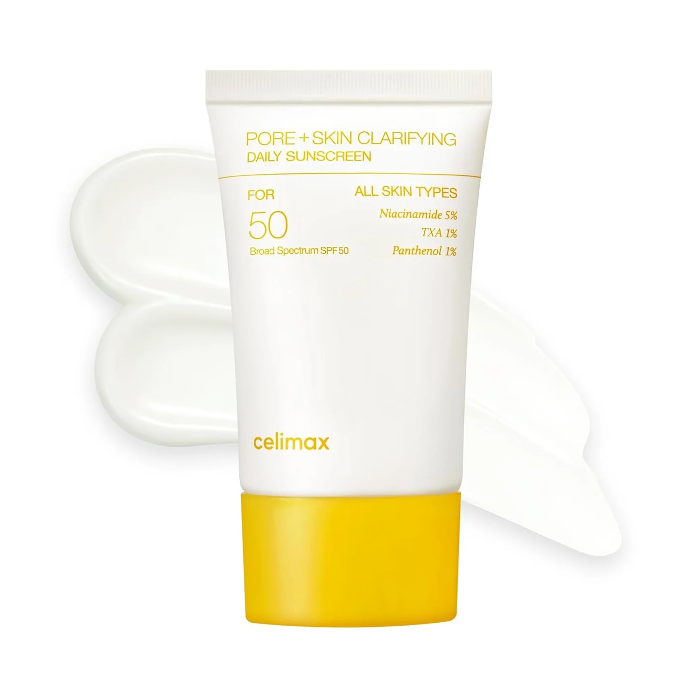 Celimax Pore Clarifying Daily Sunscreen SPF 50 Broad Spectrum with Niacinamide (50 mL) y9dwa