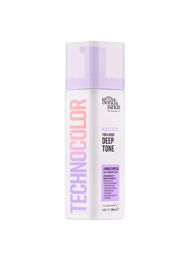 Technocolor Magenta Express Self Tanning Foam for Olive to Deep Skin Tones (200 mL) hjfdu
