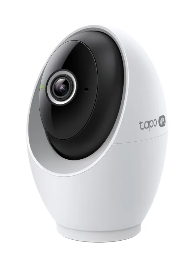 Premium 4K 8MP Pan/Tilt AI Home Security Indoor Wi-Fi Camera with Smart Detection and Two-Way Audio (White) 5ky87