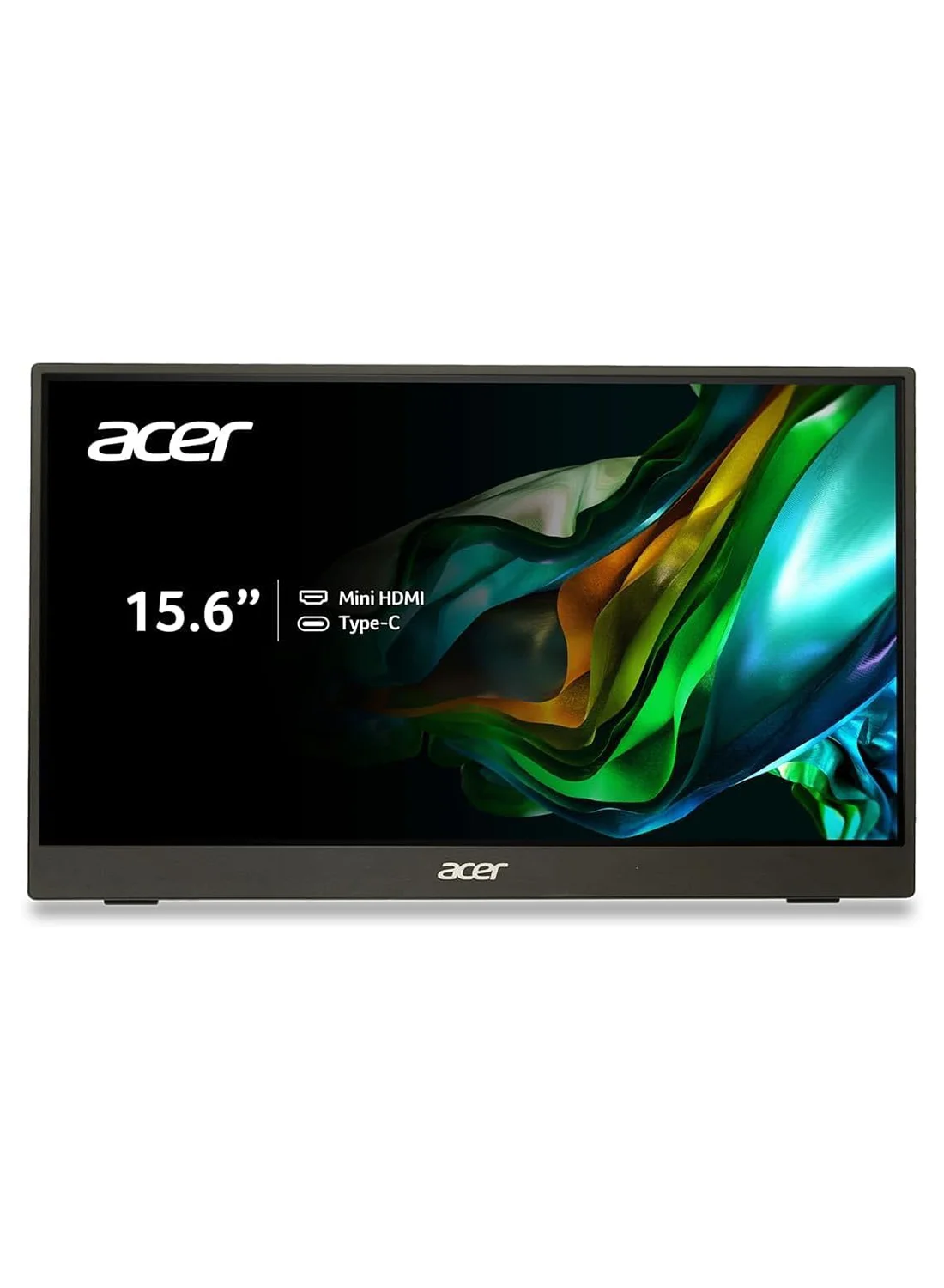 Portable IPS Full HD Monitor 15.6 Inch USB Type-C Display for Laptop and Gaming (Black, 15.6 Inch) 97hd0