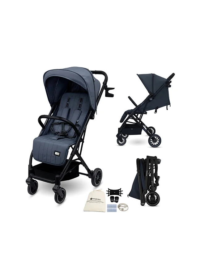 Neobreez Compact Lightweight Travel Baby Stroller with Cup Holder and UPF 50+ Canopy (Up to 15kg) otxx5