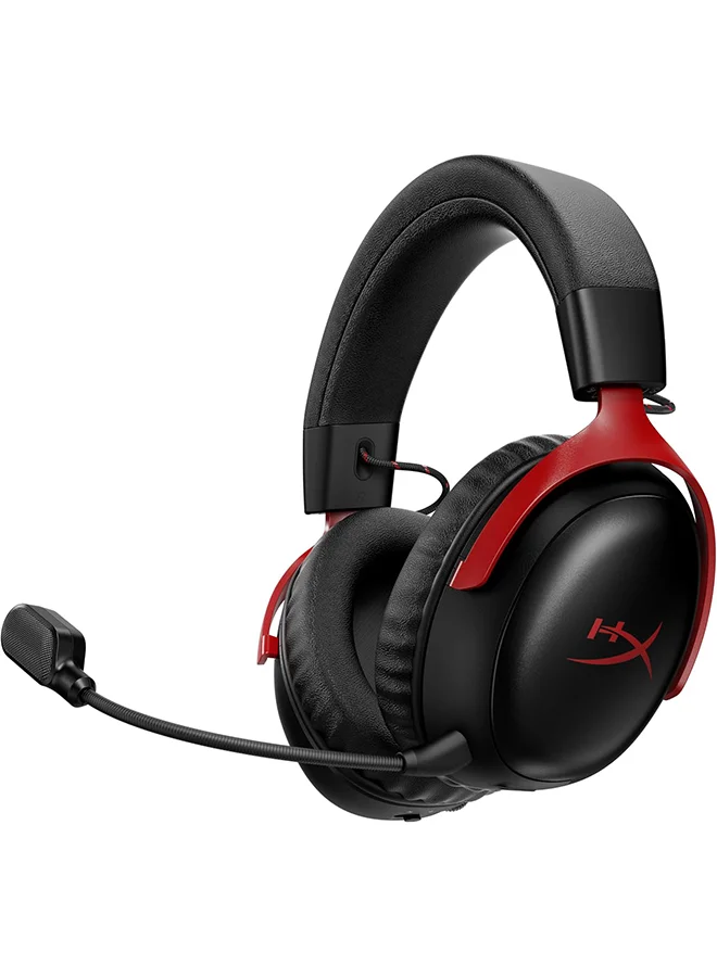 Premium Wireless Gaming Headphones with 53mm Drivers and Memory Foam Padding (Black/Red) 7agcj