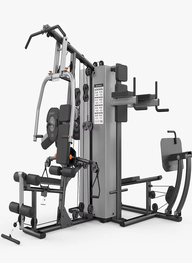 Advanced Fitness 5-Station Multi Gym ZW05 Professional Home and Commercial Fitness Equipment (145 kg Weight Stack) 0l0pu