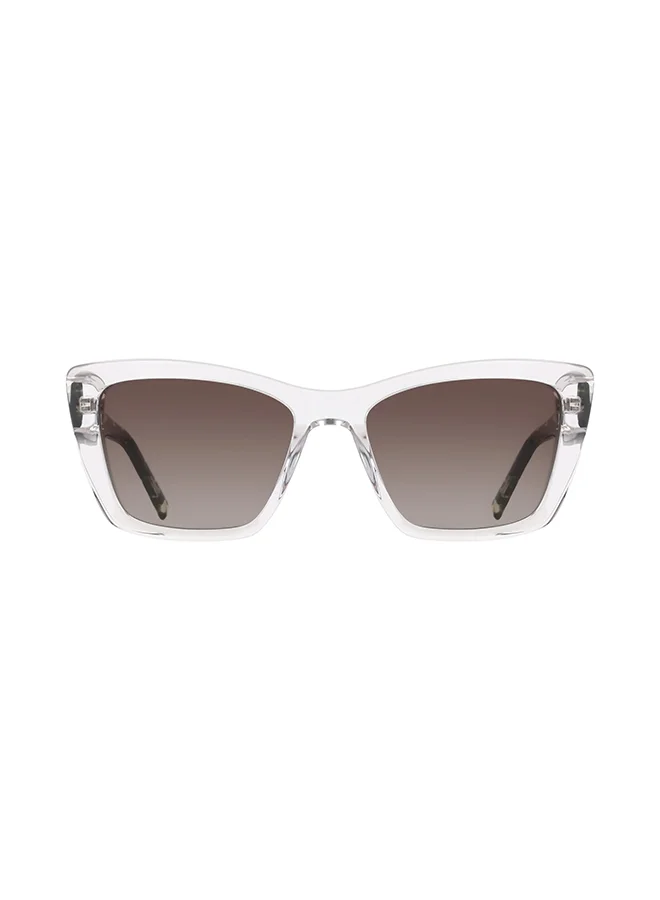 Premium Acetate Full Rim Sunglasses Crystal Clear Frame (54mm) 9xbqy