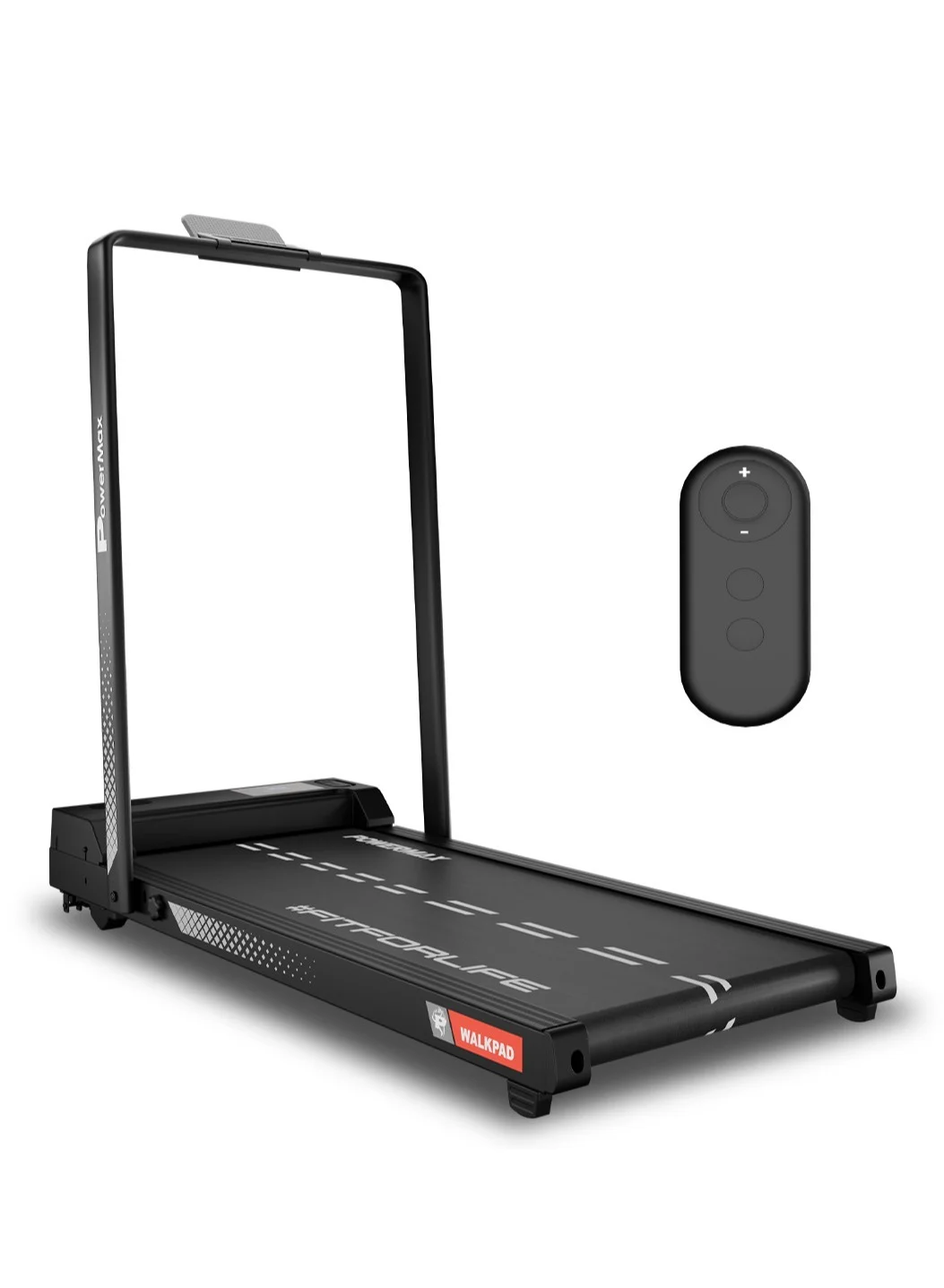 Premium Compact Motorized Treadmill Walkpad with Remote Control and LED Display (1000x400mm Running Deck, 10km/h Max Speed, 110kg Capacity) fbhhp