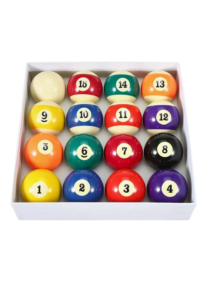 Max Strength Professional Billiard Ball Set (16 Pieces, Standard Size) q6tio