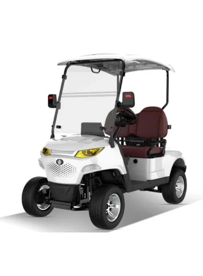 SUNCART Electric Golf Cart 2-Seater MXV2+0 with Touch Screen Dashboard and Leather Seats (2-Seater) qfgk7