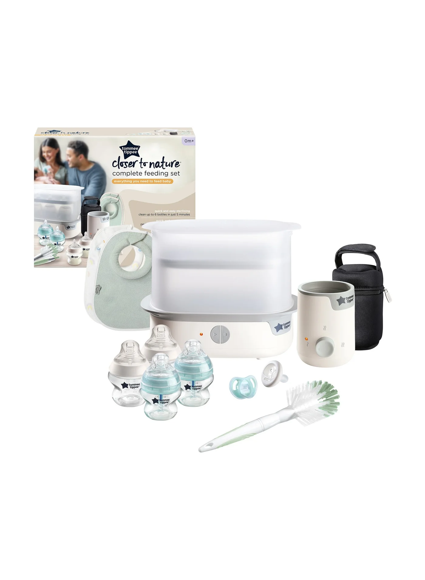 Premium Baby Feeding Starter Set Complete Care Kit (White, 1 Set) qdodq