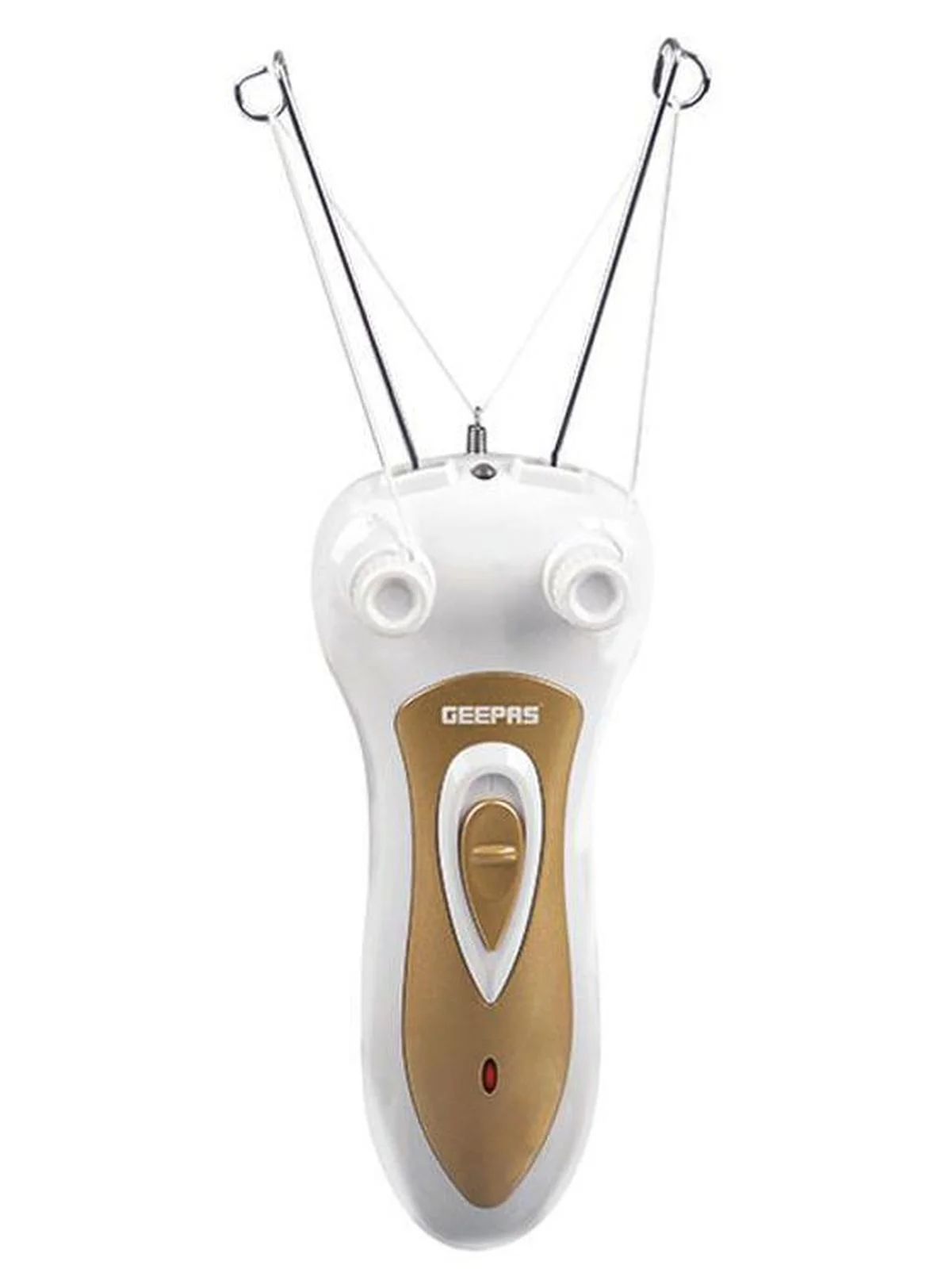 GEEPAS Rechargeable Ladies Epilator Set for Full Body Hair Removal (White/Gold, 1 Set) ox26l