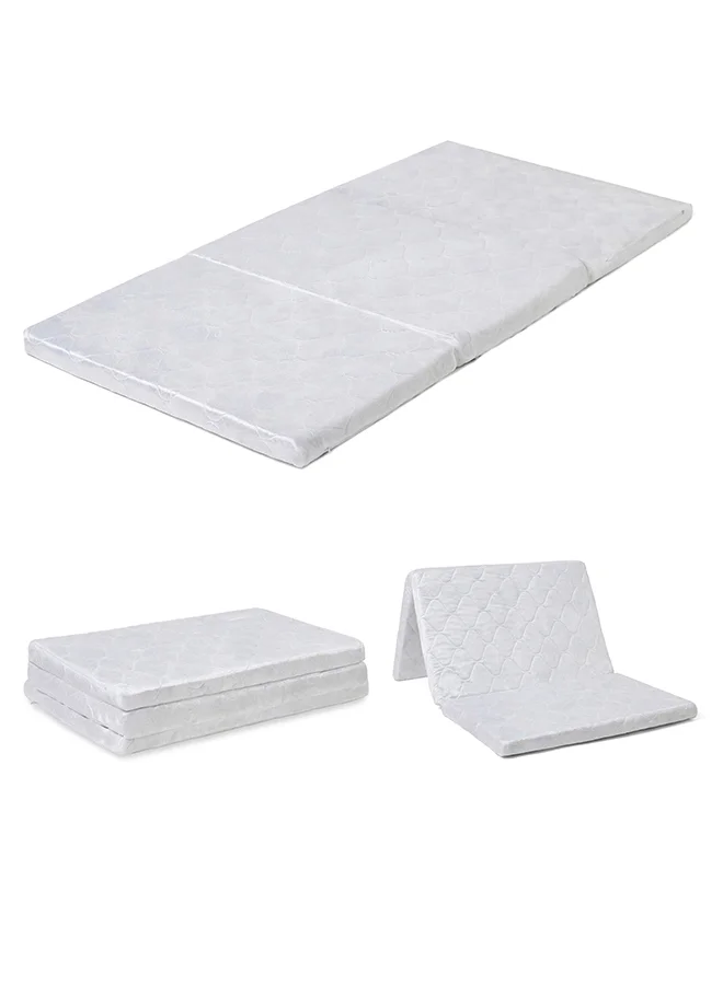 Emirates Living Tri-Fold Mattress Premium Rebonded Foam Firm Support (180 x 90 x 6 cm) d9ucj