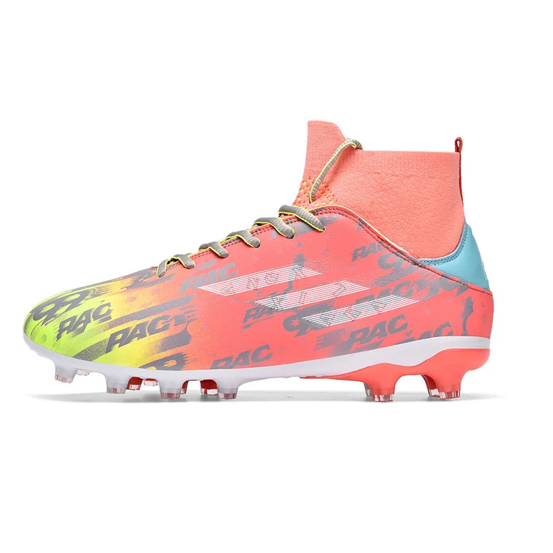 Premium High-Top Football Cleats Professional Training Sports Shoes for Students (Unisex, 35-44 EU) i5s4f
