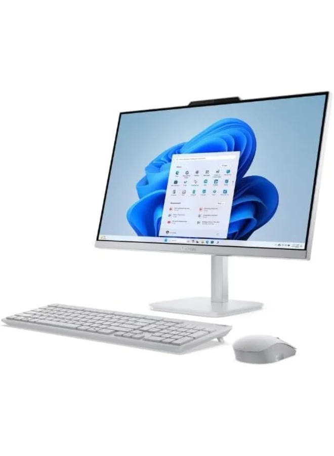 Premium 23.8-inch FHD All-in-One Desktop Computer, Intel Core i3-N305, 8GB RAM, 512GB SSD, Sleek Cloud Grey Finish (23.8-inch) x749k
