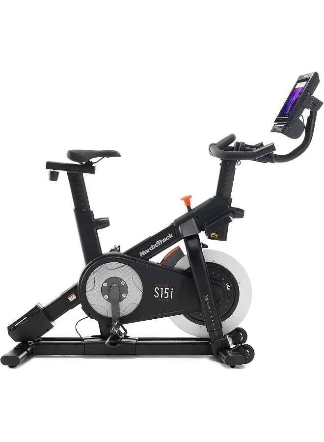 Premium Commercial Studio Cycle Indoor Stationary Exercise Bike for Home Fitness (Adjustable Resistance, 15-inch Screen) pxlwf