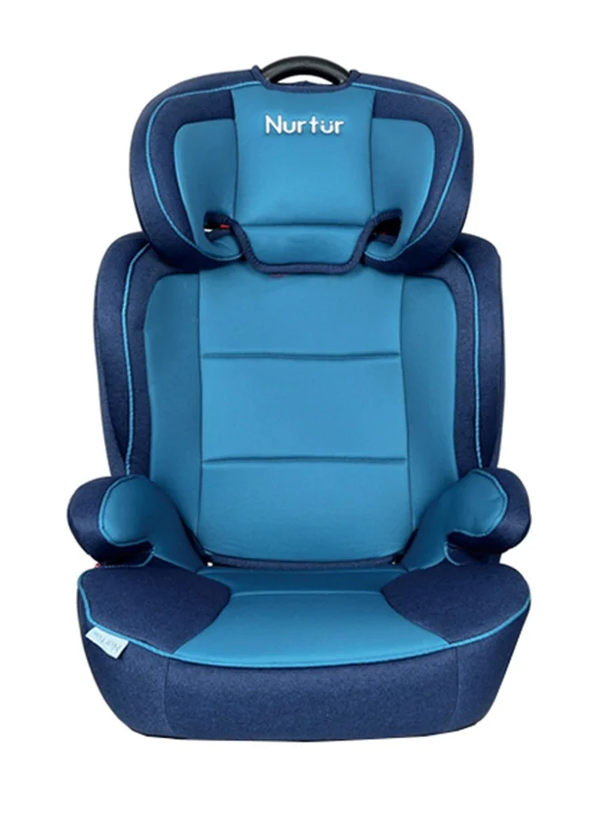 Nurtur 3-in-1 Convertible Car Seat and Booster with 5-Point Safety Harness (Blue, 36 kg) zr4w2