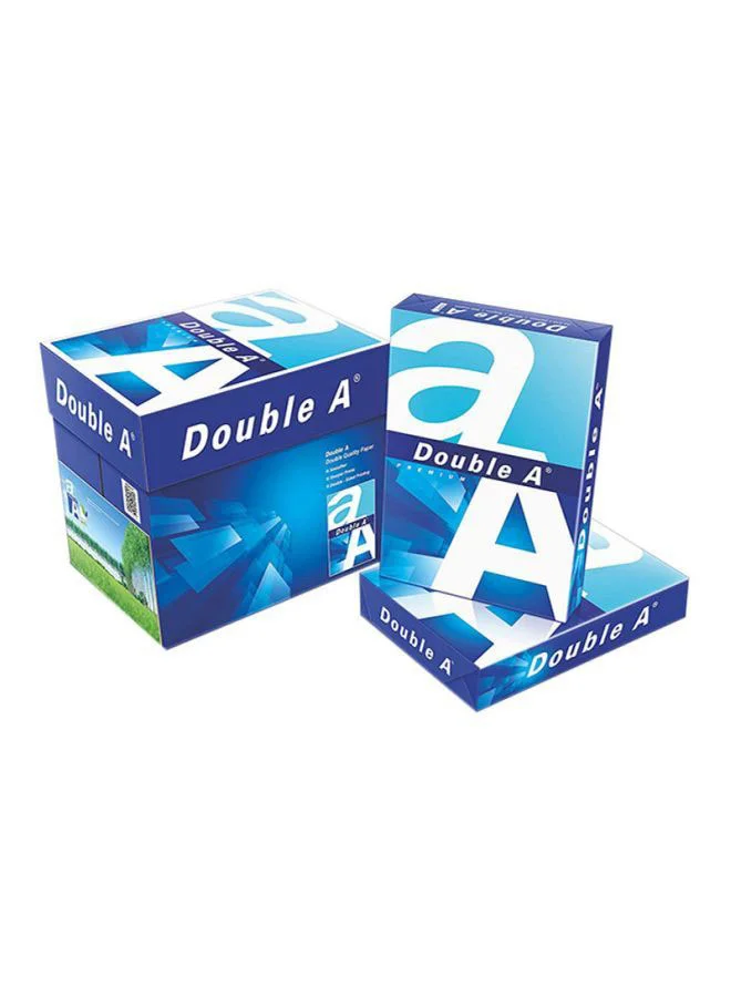 Double A Premium Copy Paper A4 80gsm (5 Reams, 2500 Sheets) 10uci