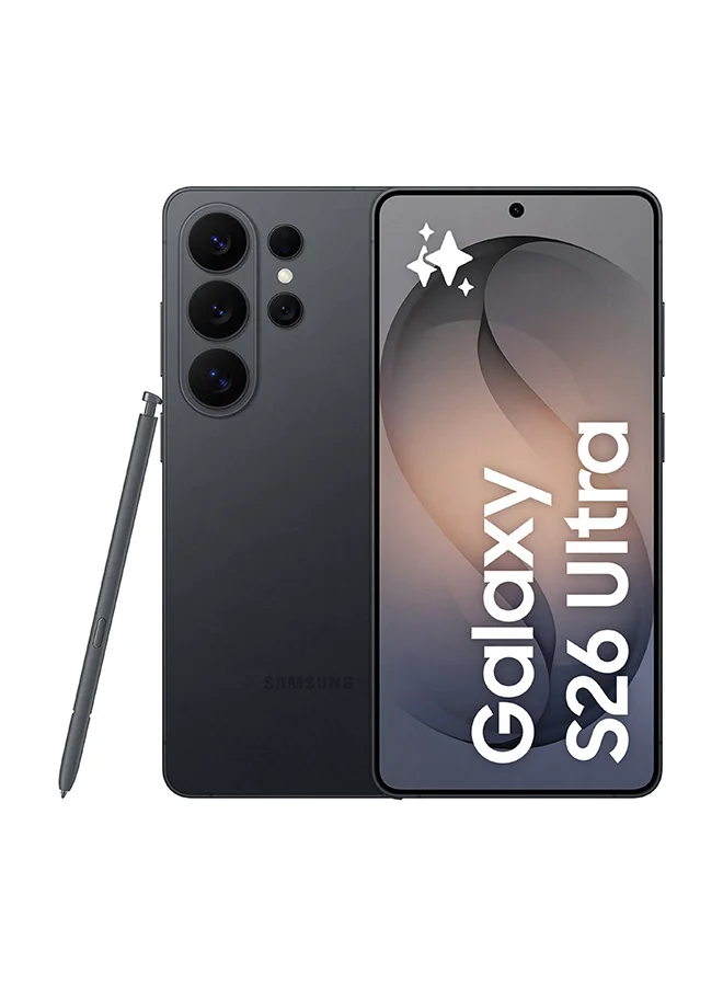 Ultra-HD Smartphone S26 Ultra 5G Dual SIM (Black, 12GB RAM, 512GB Storage, 6.9-inch Display) jq34n
