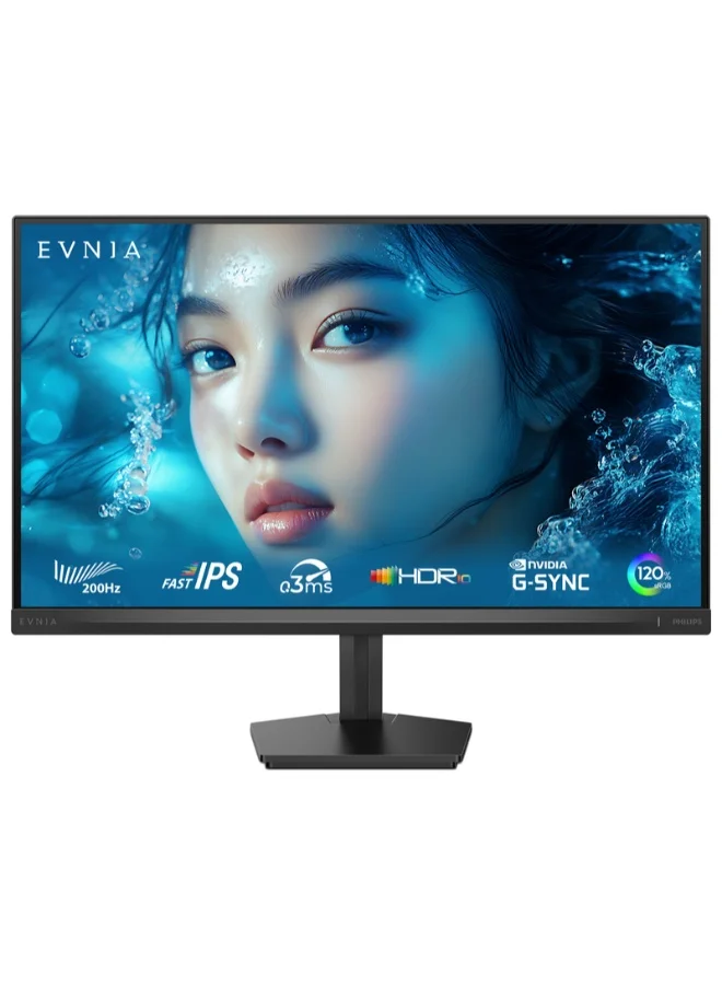 Professional Gaming Monitor 27 inch Full HD IPS 200Hz 0.3ms HDR10 Display (Charcoal, 27 inch) tm5lz
