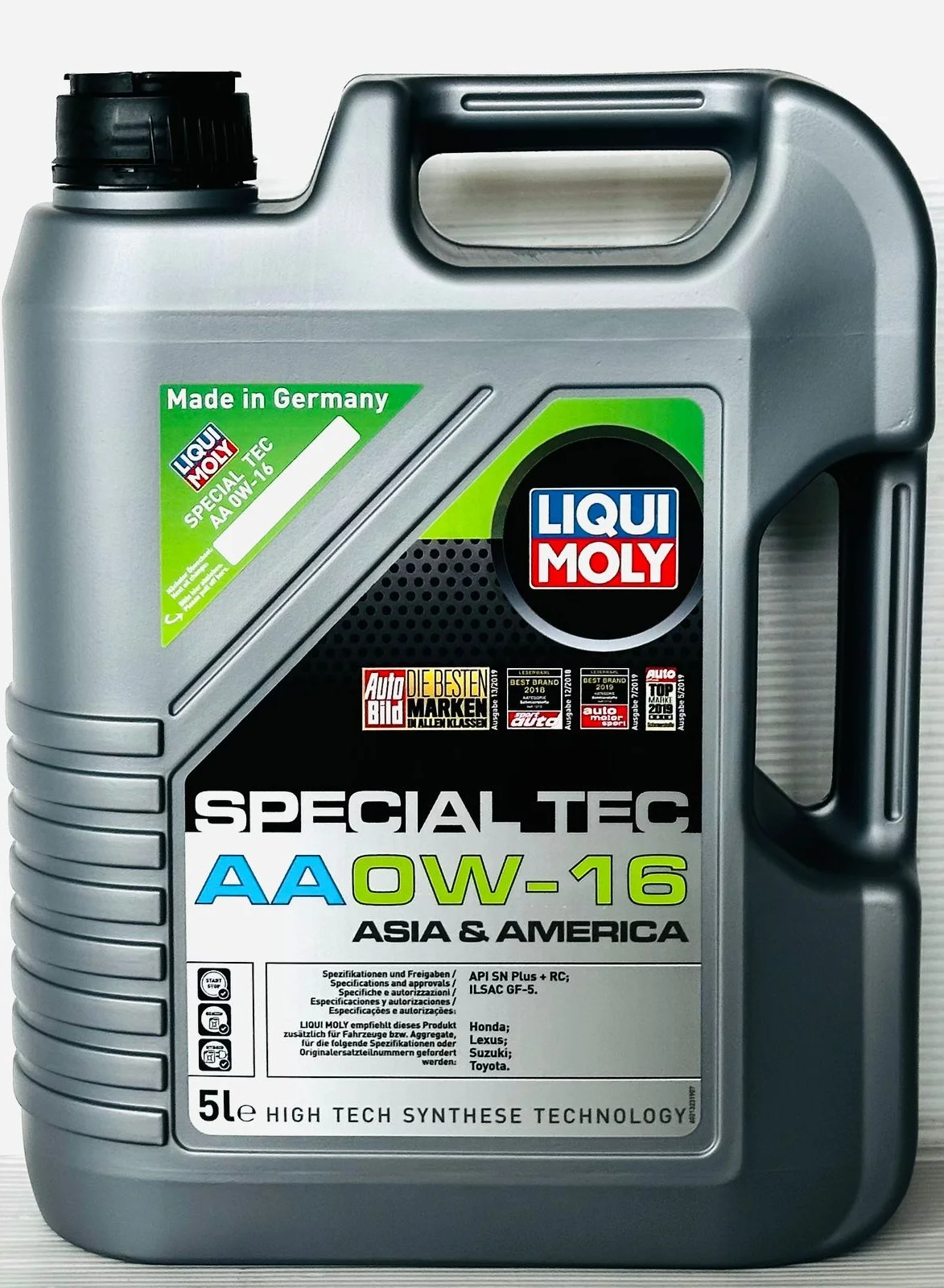 LIQUI MOLY Special Tec AA Engine Oil 0W-16 Premium Synthetic Lubricant (5 L) ircmq
