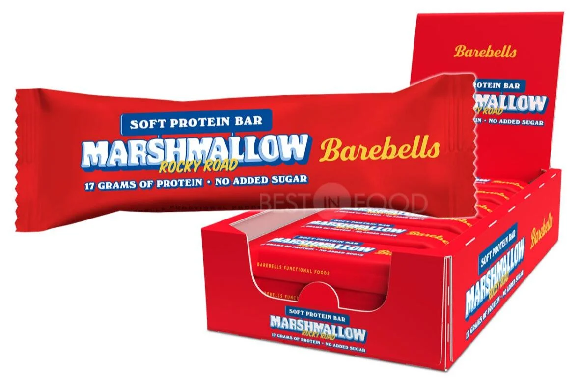 Barebells Protein Bar Marshmallow Flavor High Protein Snack (12 x 55g) sp5c5