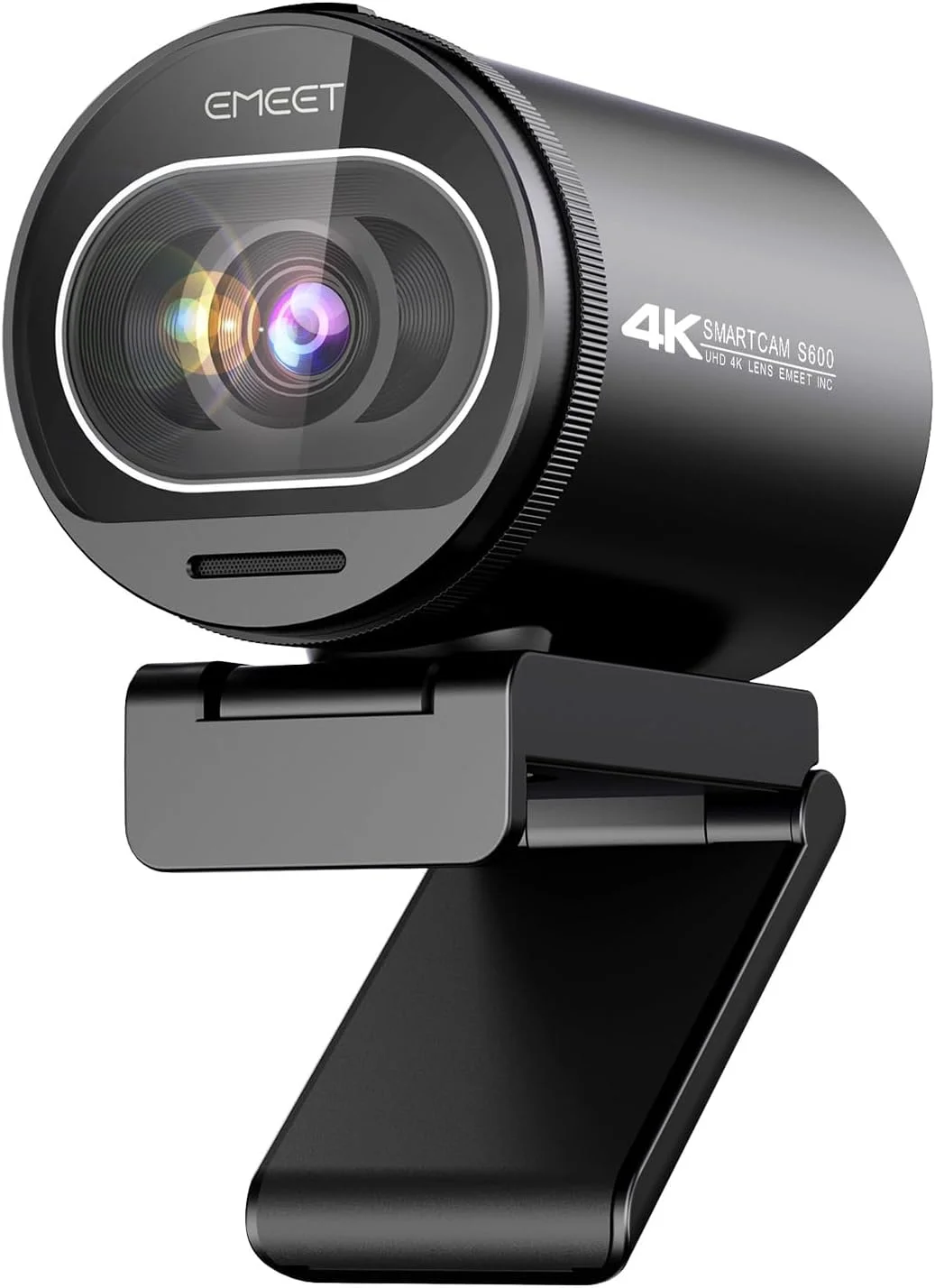 eMeet S600 4K Streaming Webcam with PDAF Autofocus and Dual Noise Reduction Mics (1080P at 60FPS, Privacy Cover, 73-Degree FOV) 2nao6