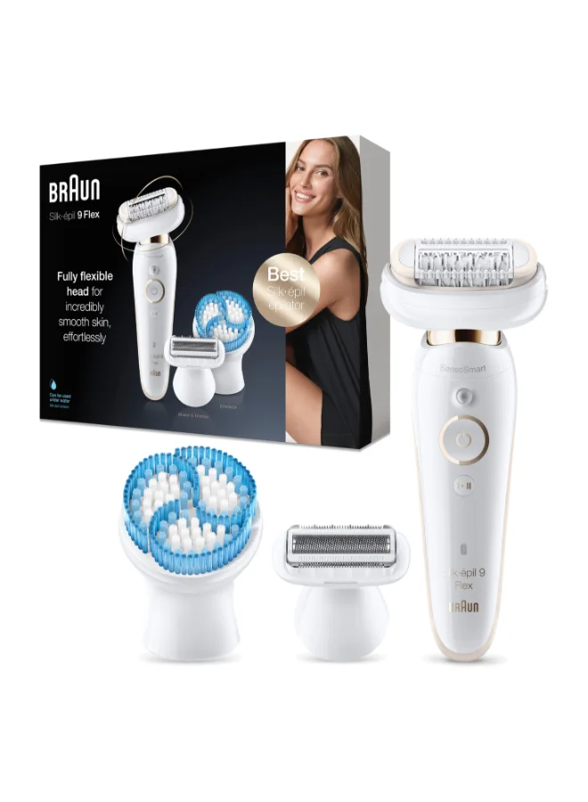 Premium Cordless Epilator Beauty Set for Women (White, 1 Piece) zl77m