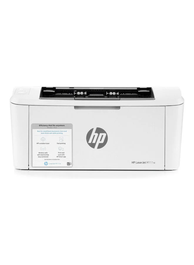 Compact Wireless Laser Printer Monochrome High-Speed Professional Office Document Printing (White) eu7oo
