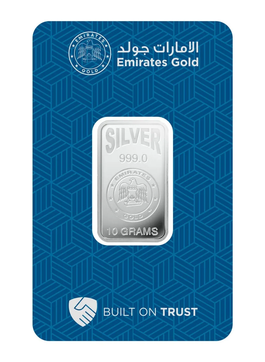 Emirates Gold Pure Silver Bar 999 Fine Silver Bullion (10g) l3y3m