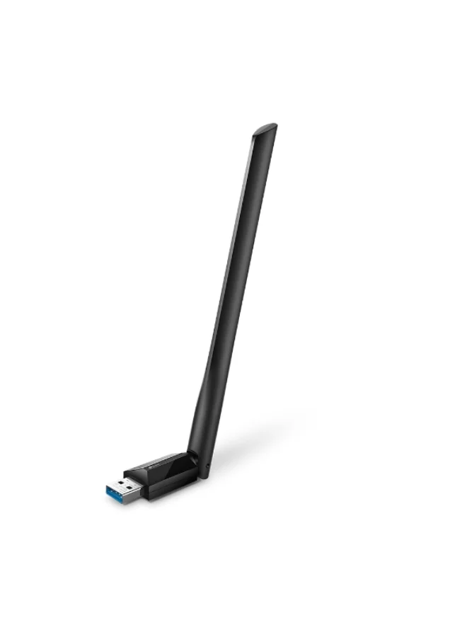 Premium AC1300 Dual Band Wireless USB Adapter High Gain Antenna (Black, 1300 Mbps) ssiic
