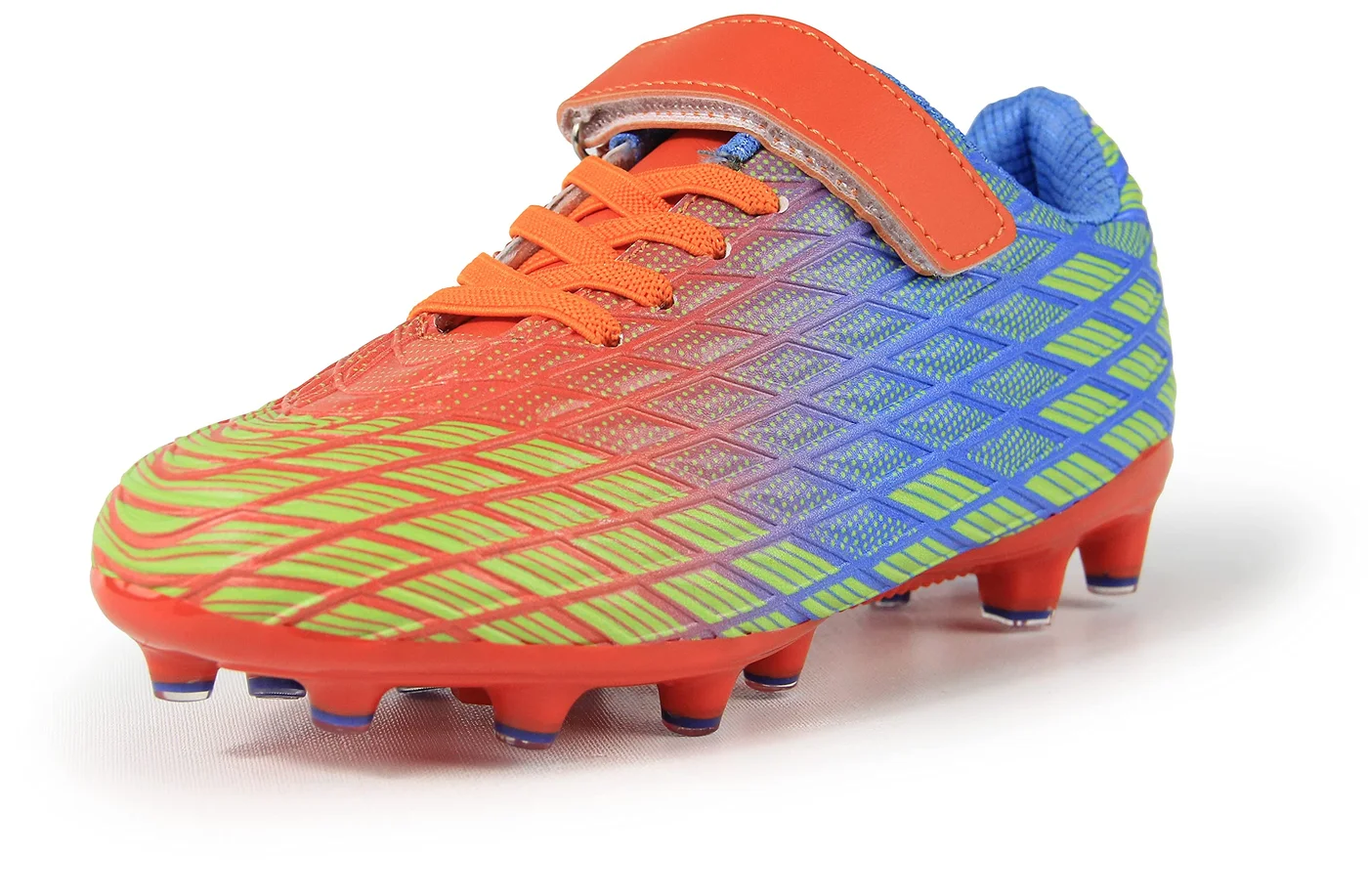 Sooneeya Kids Firm Ground Soccer Cleats Athletic Football Shoes for Boys and Girls (Multi-Color, 18.5 cm) s5ys0