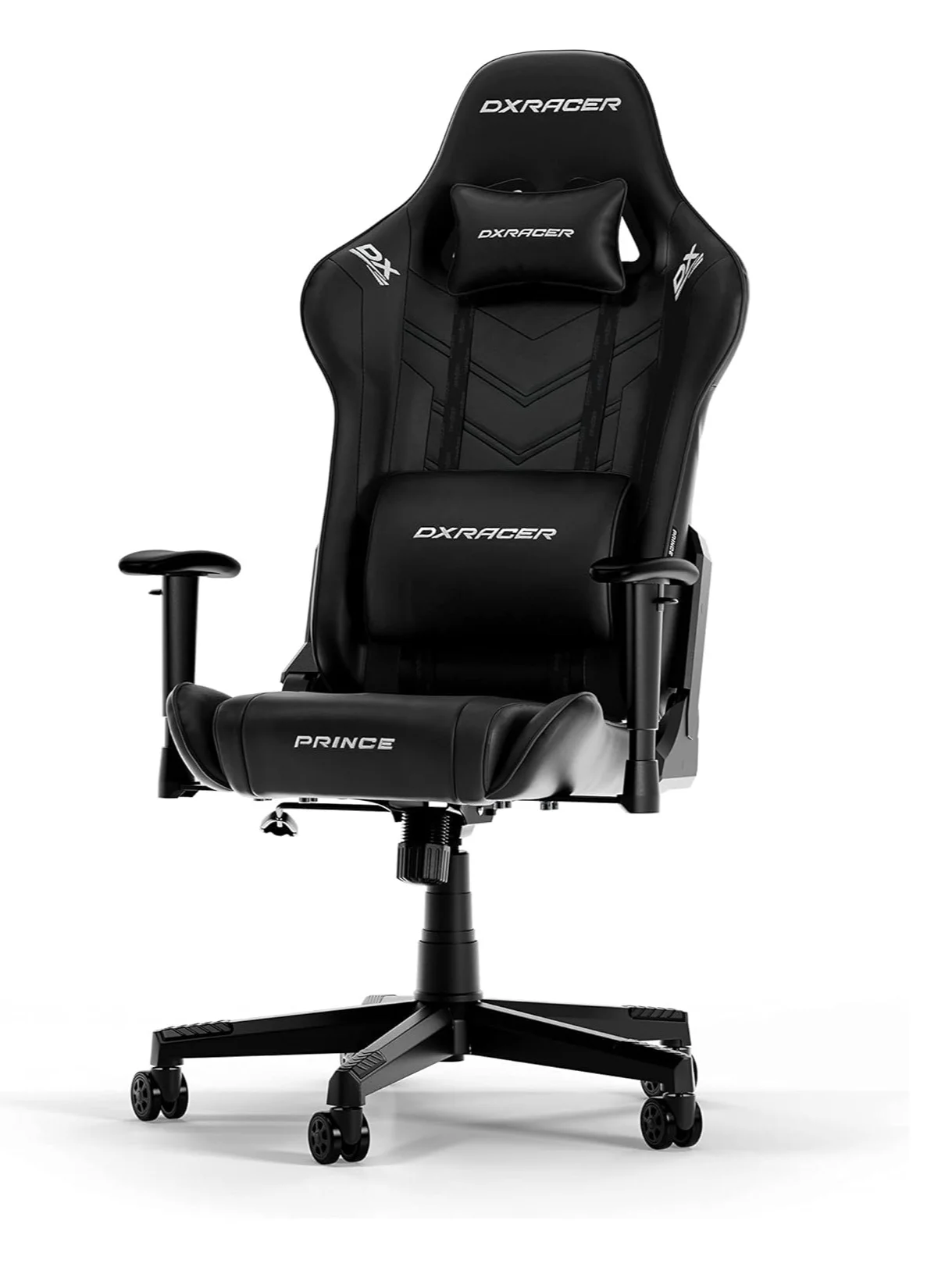 Gaming Chair Prince Series P132 Ergonomic Office Seat with 1D Armrests (Black) im634
