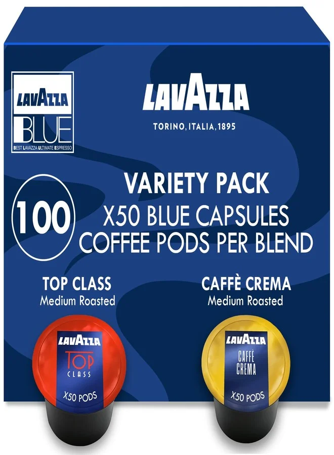 Premium Italian Espresso Coffee Capsules Variety Pack (100 Count) - Compatible with LB Machines g729s