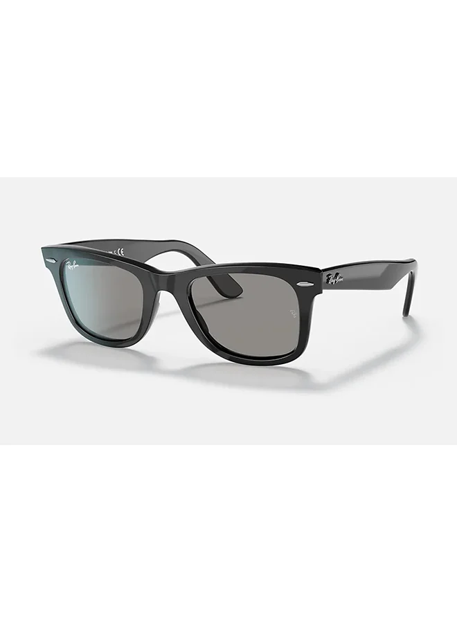 Premium Wayfarer Sunglasses for Men Classic Retro Style UV Protection (Black, 52mm) m3rc7