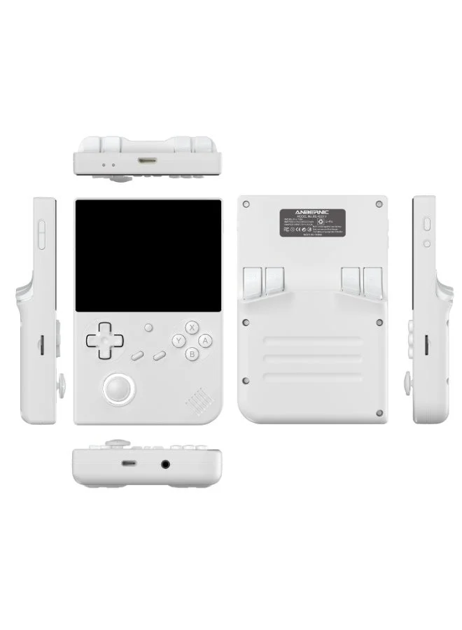 ANBERNIC Retro Handheld Game Console 4.0-inch Display Portable Gaming Device with 64GB Storage and 5000+ Preloaded Games (White) 6aftb