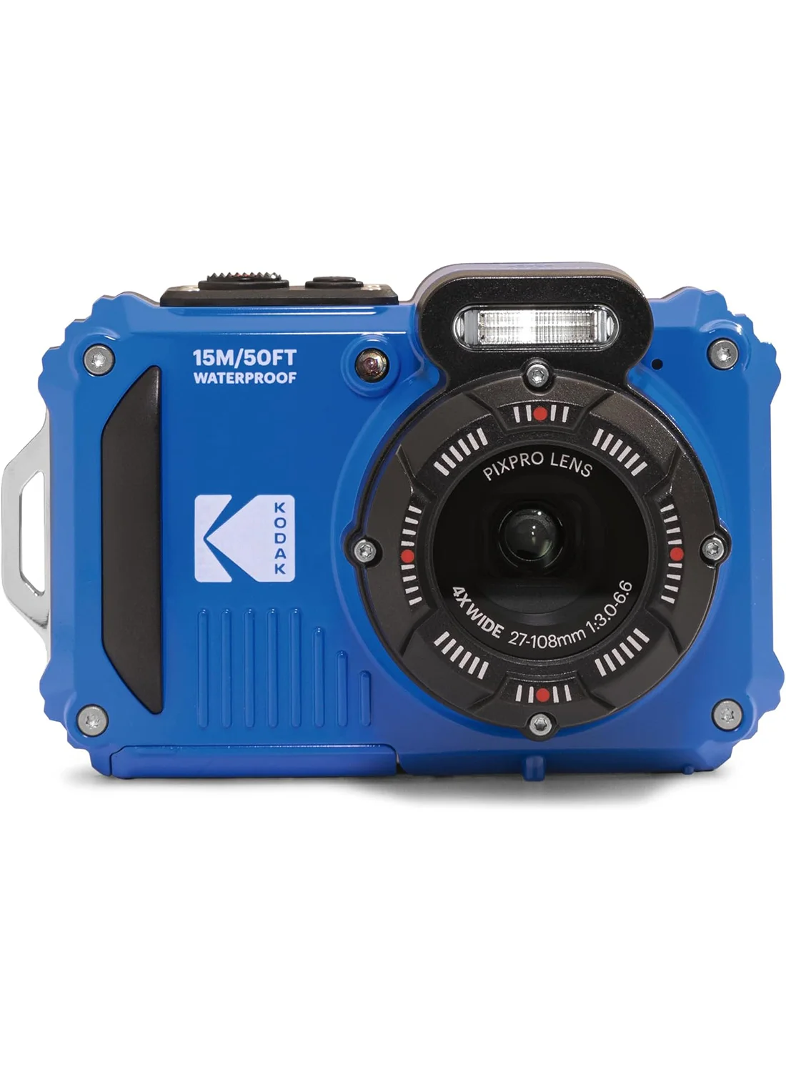 Premium Waterproof Digital Camera 16MP 4x Optical Zoom (Blue, 1 Unit) phiid