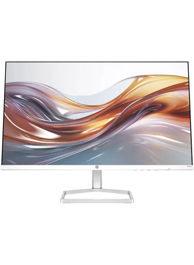 Premium 24-Inch FHD IPS Desktop Monitor, 100Hz Refresh Rate, Tilt Adjustable, Built-in Speakers, Micro-Edge Design (White, 61 cm) oky4e