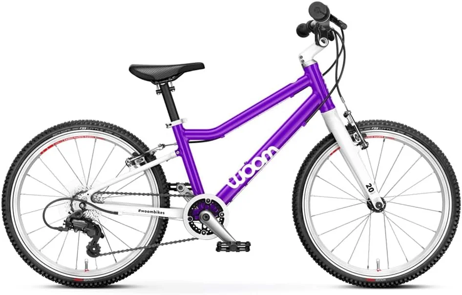 Premium Lightweight Kids Bicycle 8-Speed Geared Bike with Adjustable Seat (Purple, 20-Inch) tvi4l