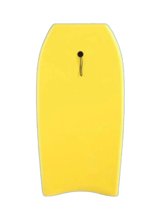 Max Strength Lightweight EPS Slick Surfboard Premium Water Sports Board for Adults and Teens (Yellow, 100cm) vc0w8