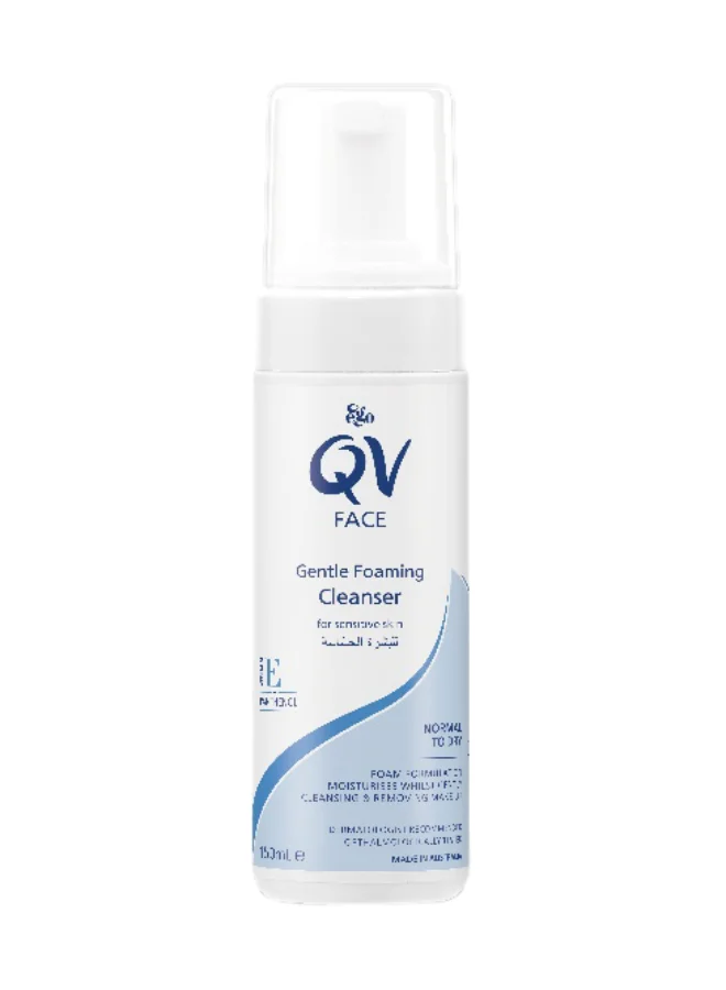 QV Gentle Foaming Facial Cleanser pH-Balanced Formula for Sensitive Skin (150 mL) 7guva