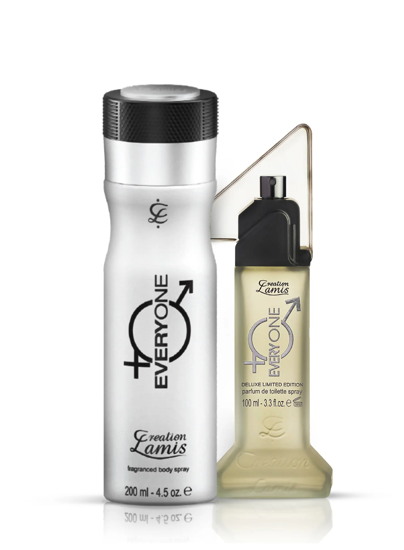Creation Lamis Deluxe Everyone Perfume Set Oriental Woody Fragrance for Men & Women (100mL EDT + 200mL Body Spray) m783a