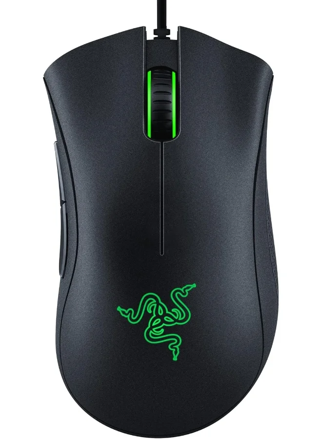 Premium Ergonomic Wired Gaming Mouse with 6400 DPI Optical Sensor and 5 Programmable Buttons (Black, 1 Unit) pqrux