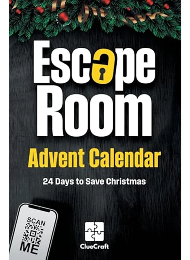 Escape Room Advent Calendar Christmas Crime Mystery Puzzle Game (24-Day Interactive Holiday Activity Set) y1fji