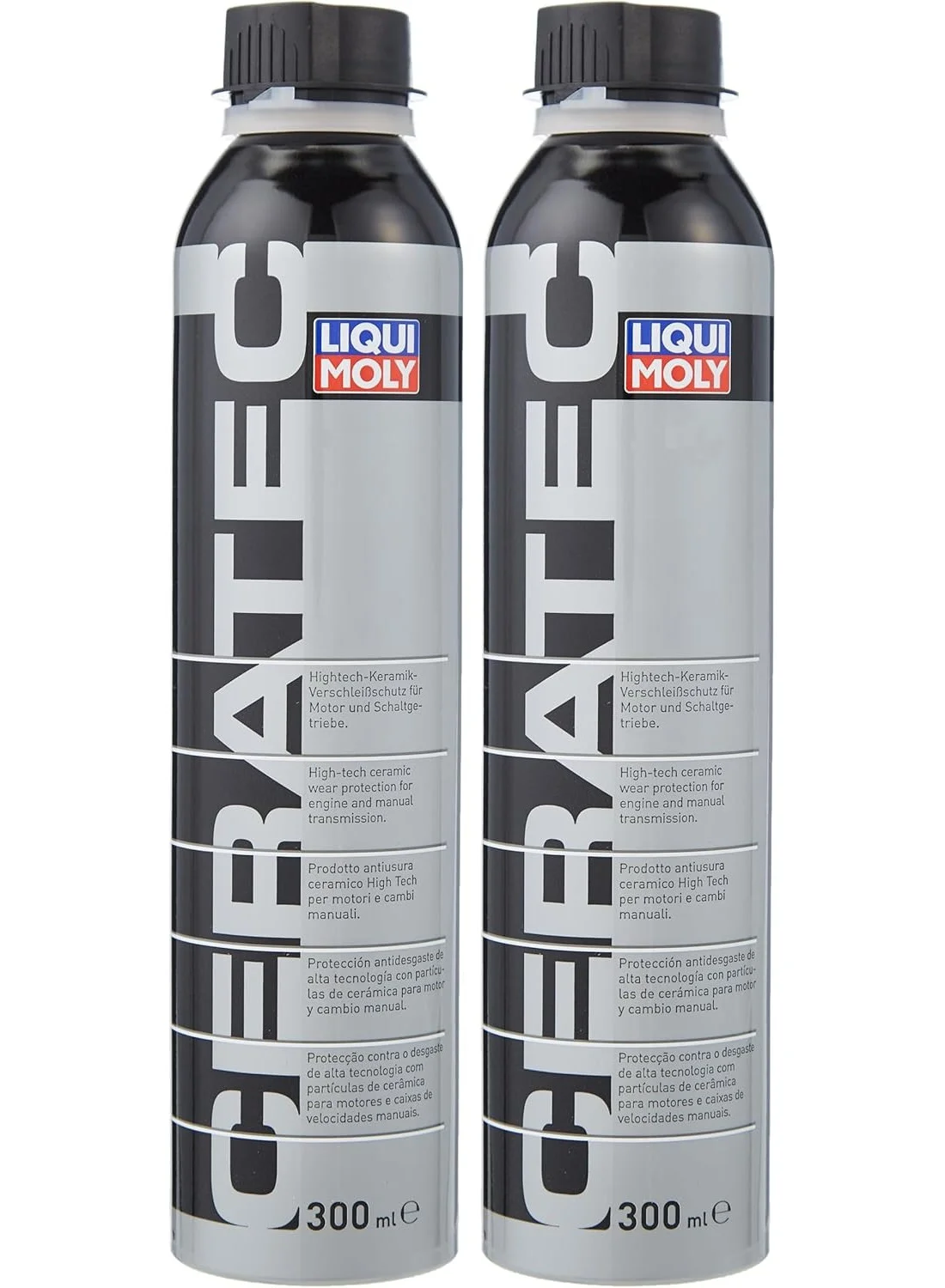 LIQUI MOLY Ceratec Ceramic Engine Wear Protection Additive (High-Performance Lubricant, 2 x 300 mL) knou7