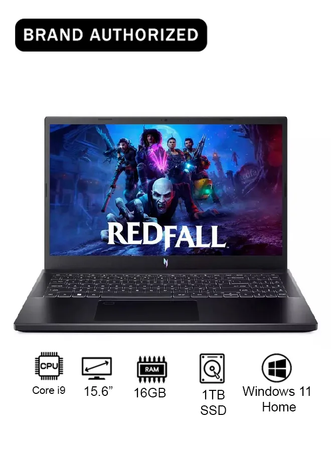 Premium 15.6-inch Gaming Laptop, Intel Core i9-13900H, 16GB RAM, 1TB SSD, 8GB Dedicated Graphics, 165Hz FHD Display, Windows 11 (Obsidian Black) tp4ox