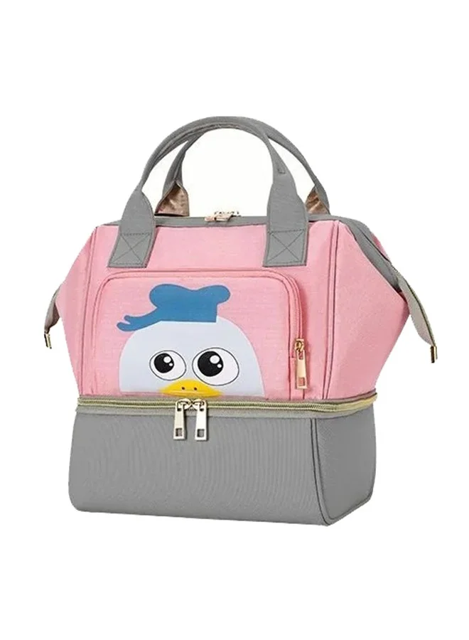 MIXDE Diaper Bag Backpack with Insulated Milk Cooler Compartment, Large Capacity Multi-Purpose Mummy Tote for Breast Pump and Baby Essentials (Grey, 40x30x20 cm) roke9