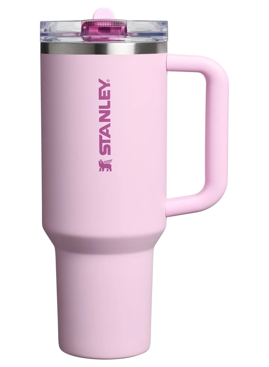 Premium Insulated Stainless Steel Tumbler with Flip Straw and Leakproof Lid (1.18 L) - Travel-Friendly Cup for Daily Use x5h33