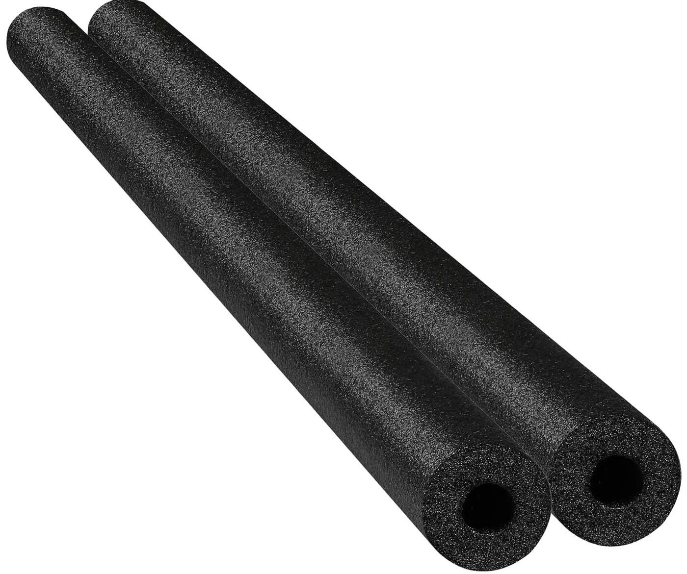 Chochkees Floating Pool Noodles Premium Foam Swim Aids for Water Recreation (Black, 132 cm, 2-Pack) 8ydcs