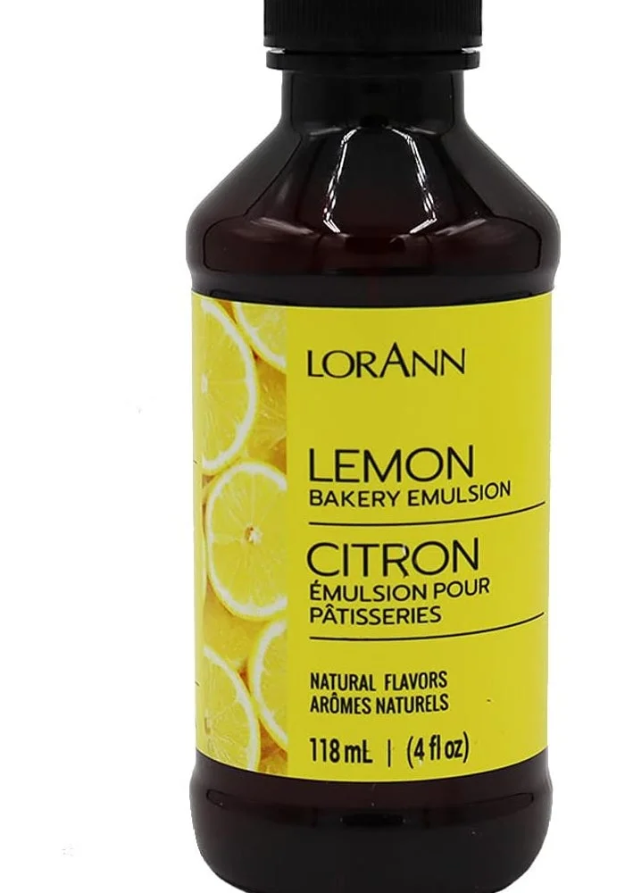LorAnn Oils Lemon Bakery Emulsion Premium Culinary Flavoring for Baking and Desserts (118 mL) uss98
