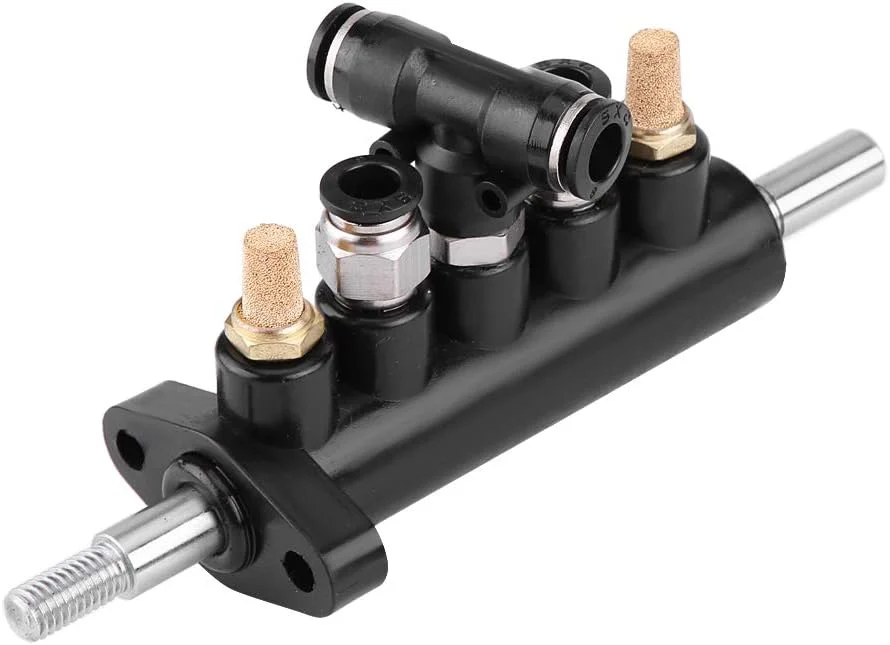 Premium Tire Changer Foot Pedal Air Control Valve Aluminum Alloy Pneumatic Switch (8mm OD Tubing Connector) dwb4m