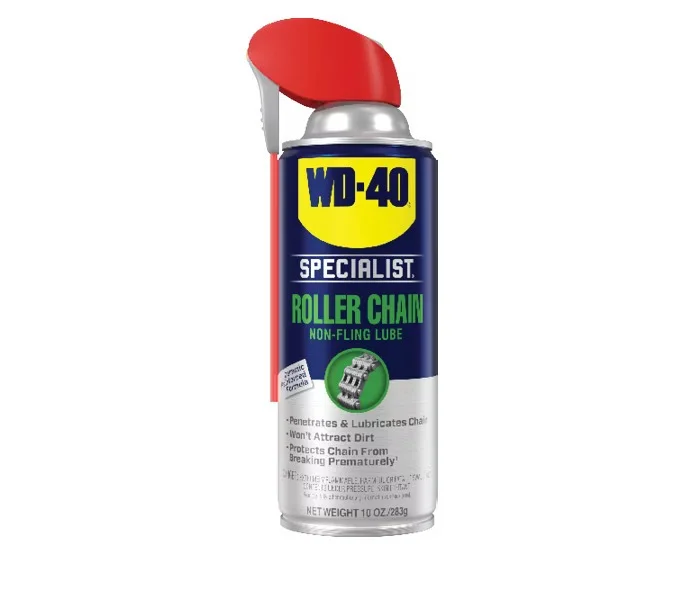 Specialist Roller Chain Lube Premium Non-Fling Lubricant Spray for Industrial Equipment and Motorcycles (295 mL) exgi5