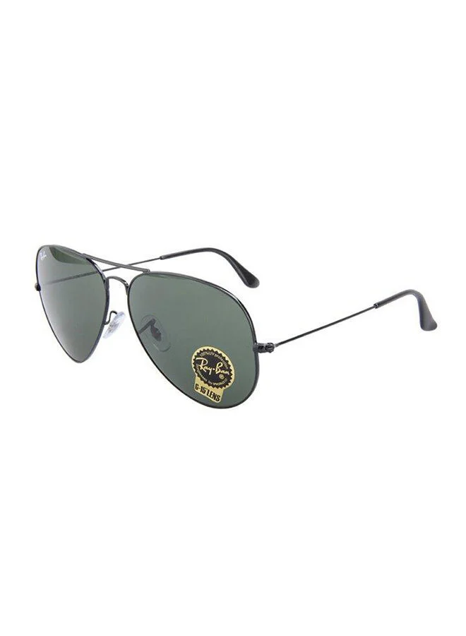 Premium Aviator Sunglasses Full Rim Metal Frame UV Protection (Black, 62 mm) nnz1f